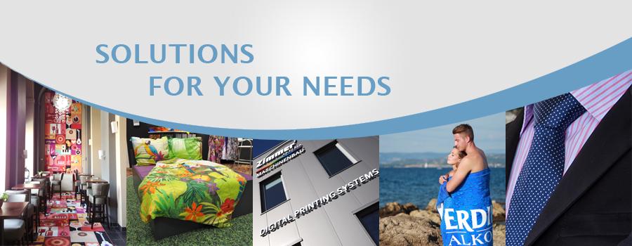 Solutions for your needs - ZIMMER AUSTRIA Digital Printing